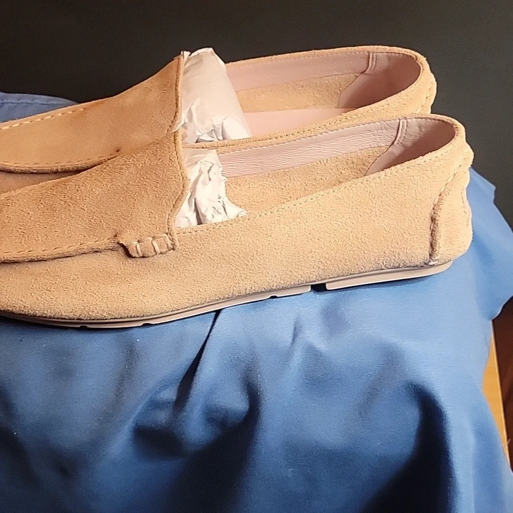 Sperry Pink Suede Loafers - Picture 2 of 7